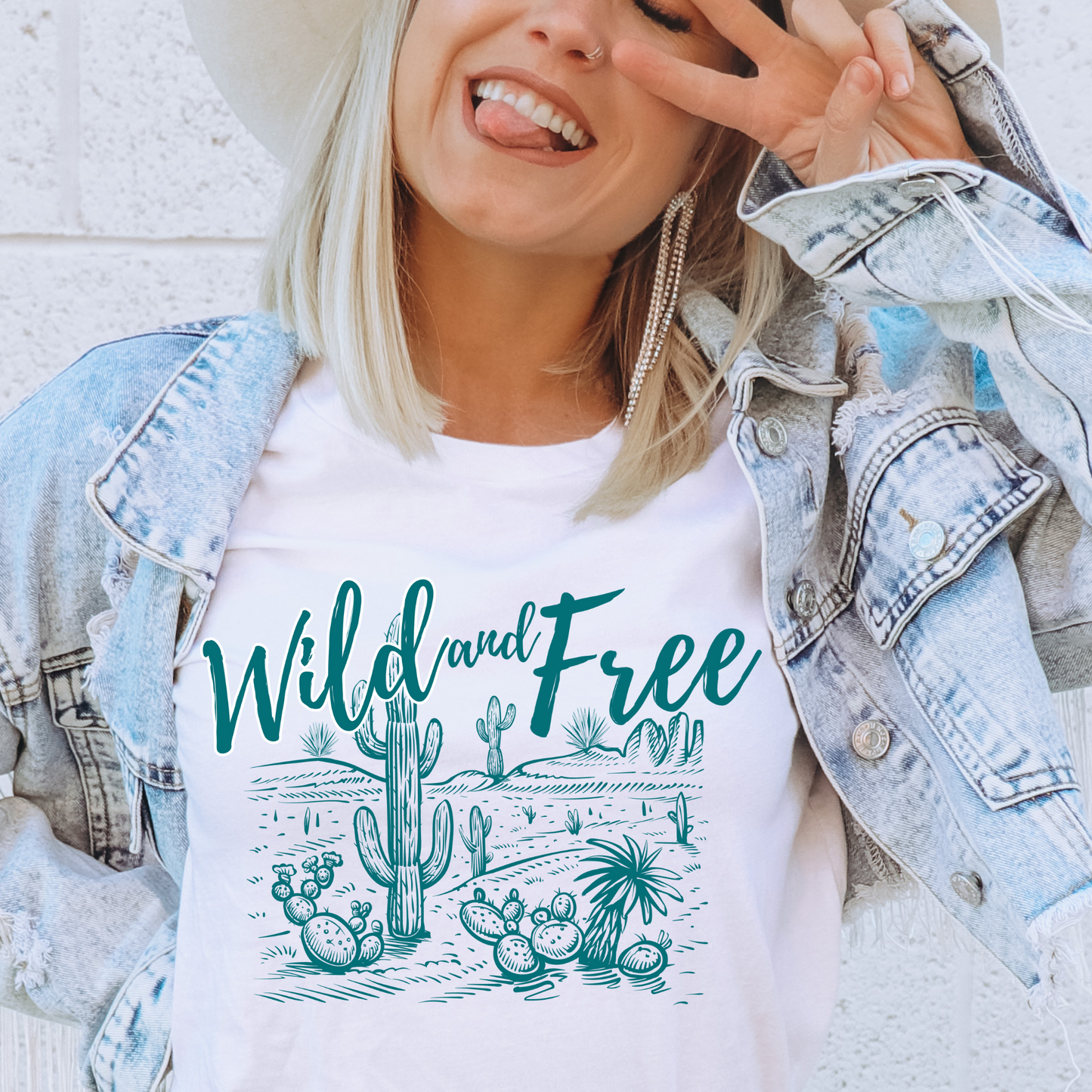 Wild and free | Screen print Transfer