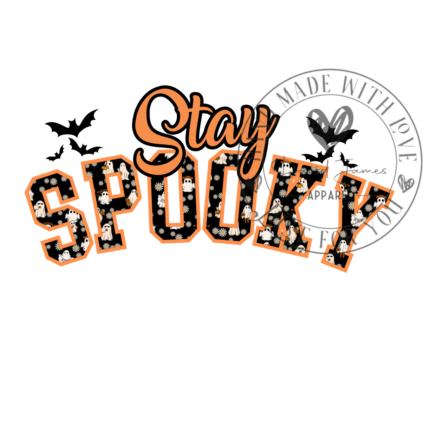 DIGITAL DOWNLOAD PNG | Stay SPOOKY