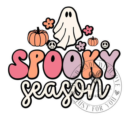 DIGITAL DOWNLOAD PNG | Spooky season Retro Ghost