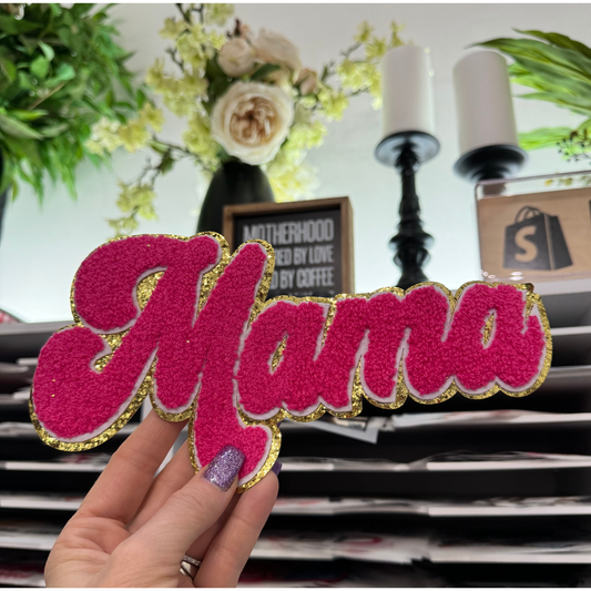 Mama Pink | Chenille Patch