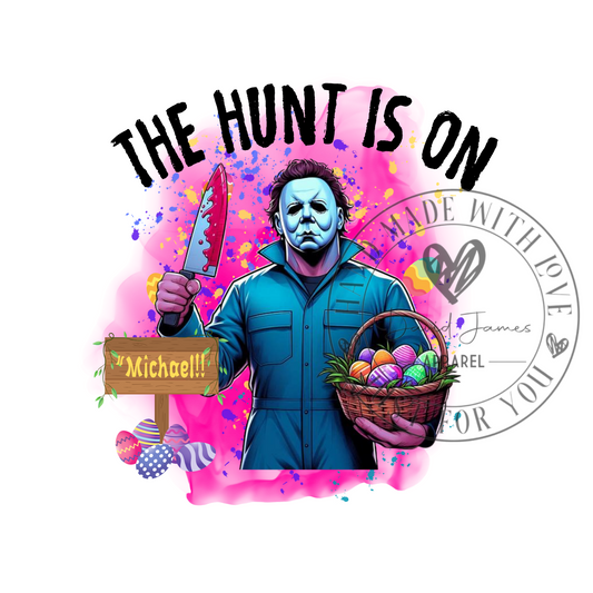 DIGITAL DOWNLOAD PNG | Michael Myers "The hunt is on" |EASTER |American Killers