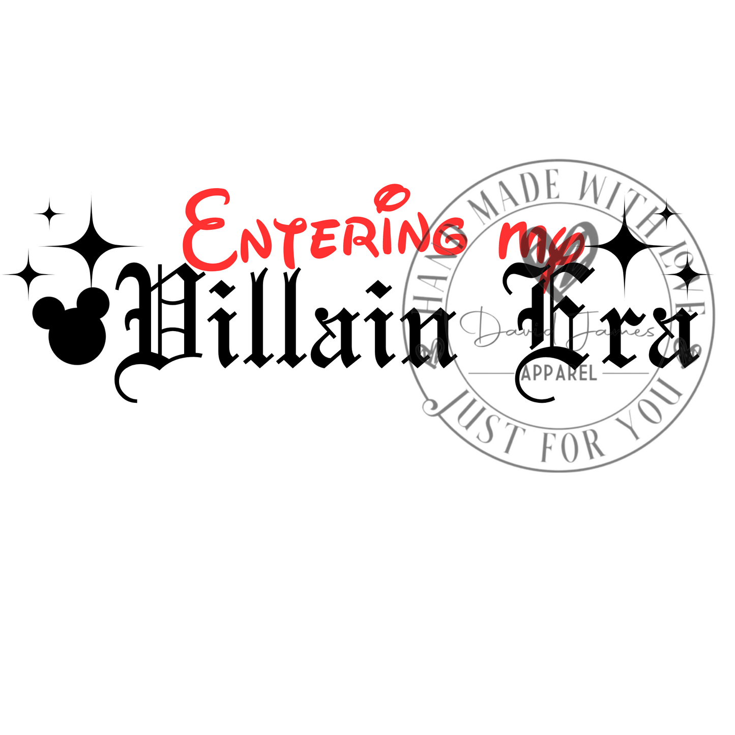 DIGITAL DOWNLOAD PNG | Entering my Villian Era