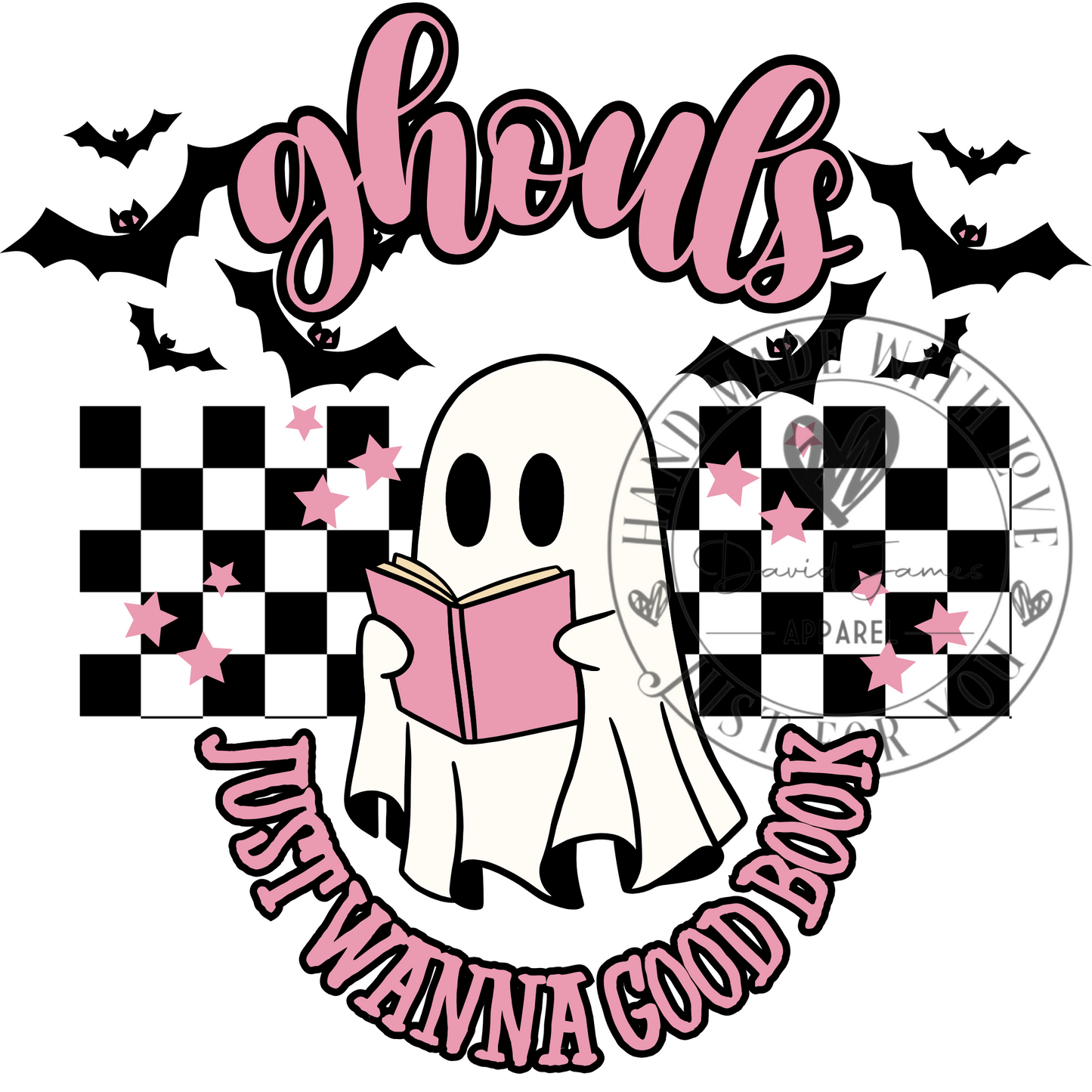 DIGITAL DOWNLOAD PNG | ghouls just wanna good book