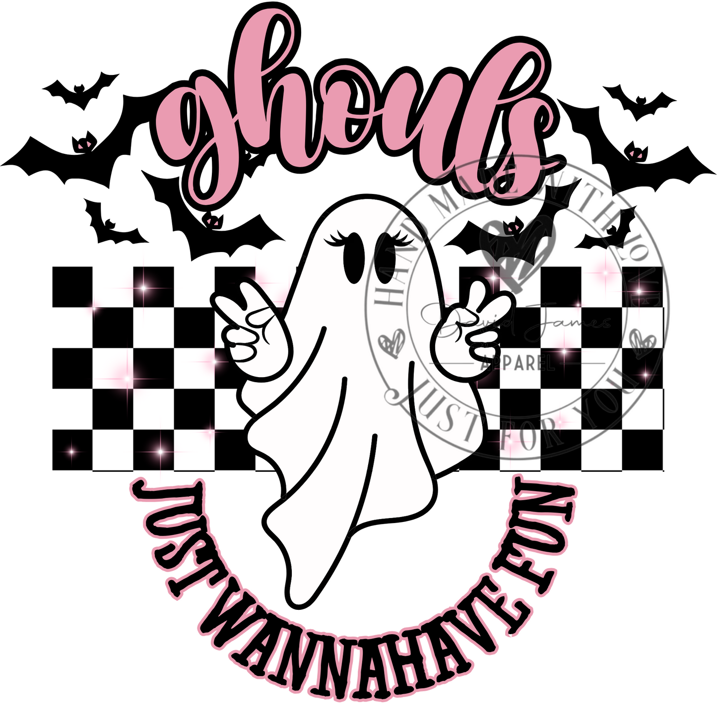 DIGITAL DOWNLOAD PNG |ghouls just wanna have fun |ghost