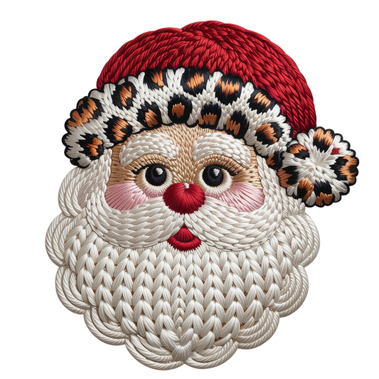 DIGITAL DOWNLOAD PNG |Santas potted animal print |Faux Yarn| Christmas