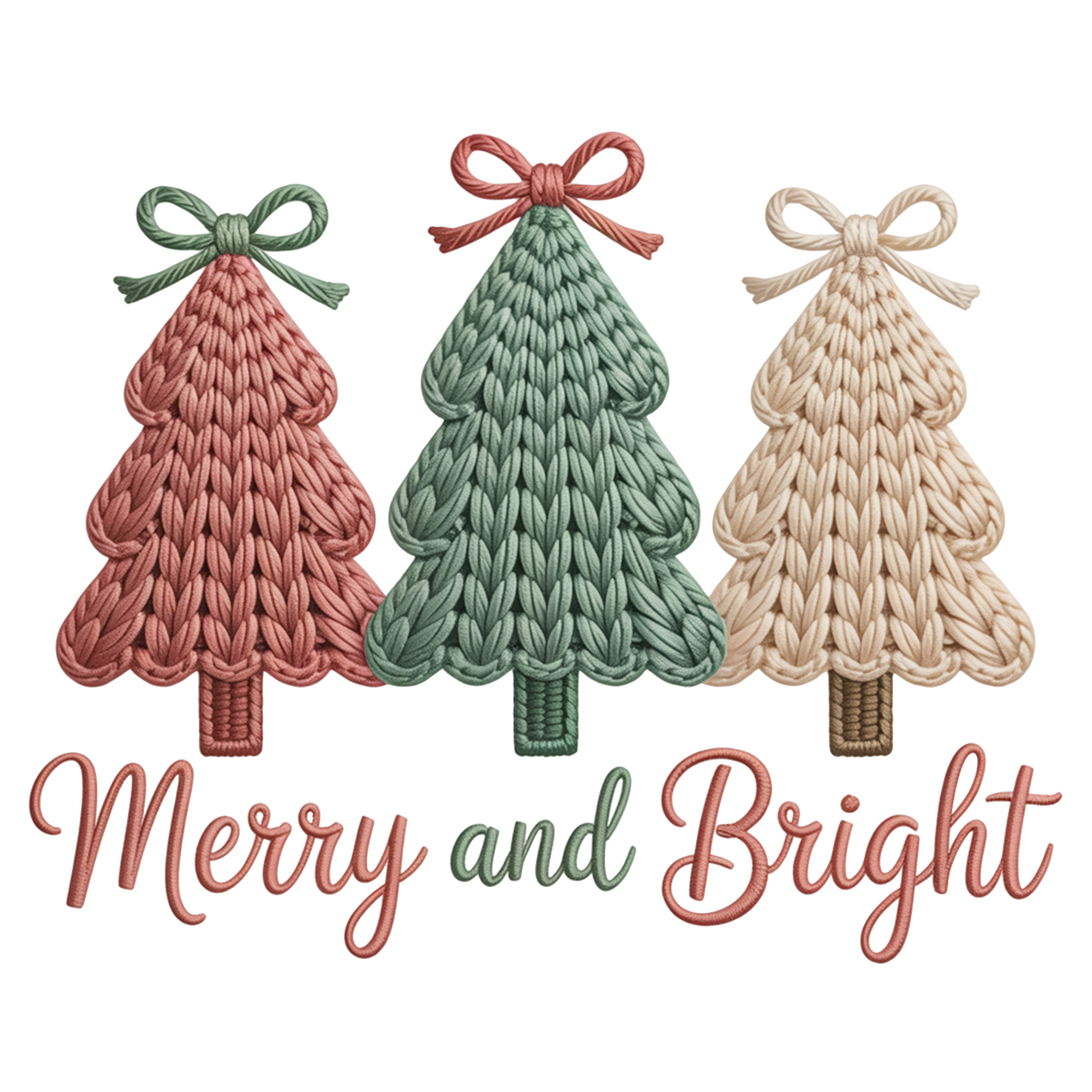 DIGITAL DOWNLOAD PNG |Trees |Faux Yarn| Christmas
