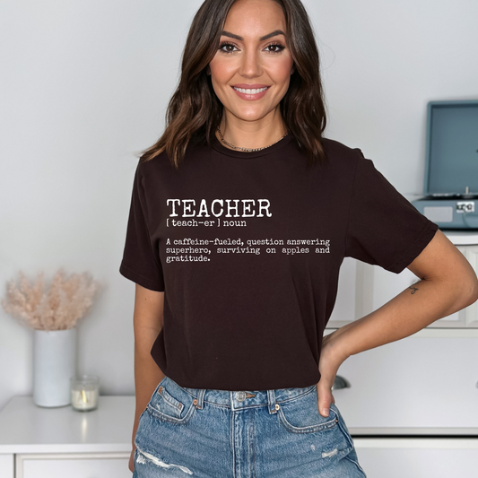 TEACHER Pun definition | Teacher PNG | Screen print transfer |