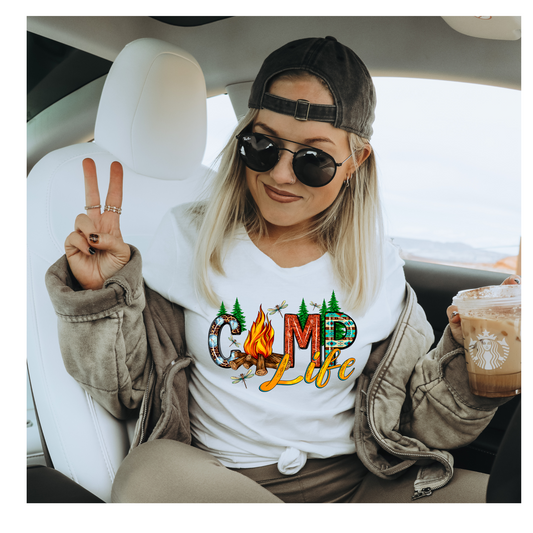 Camp Life |Direct To Film Transfer |DTF